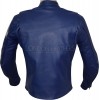 Steve McQueen Le-man Gulf Heuer Firestone Navy BLUE Premium Leather Jacket